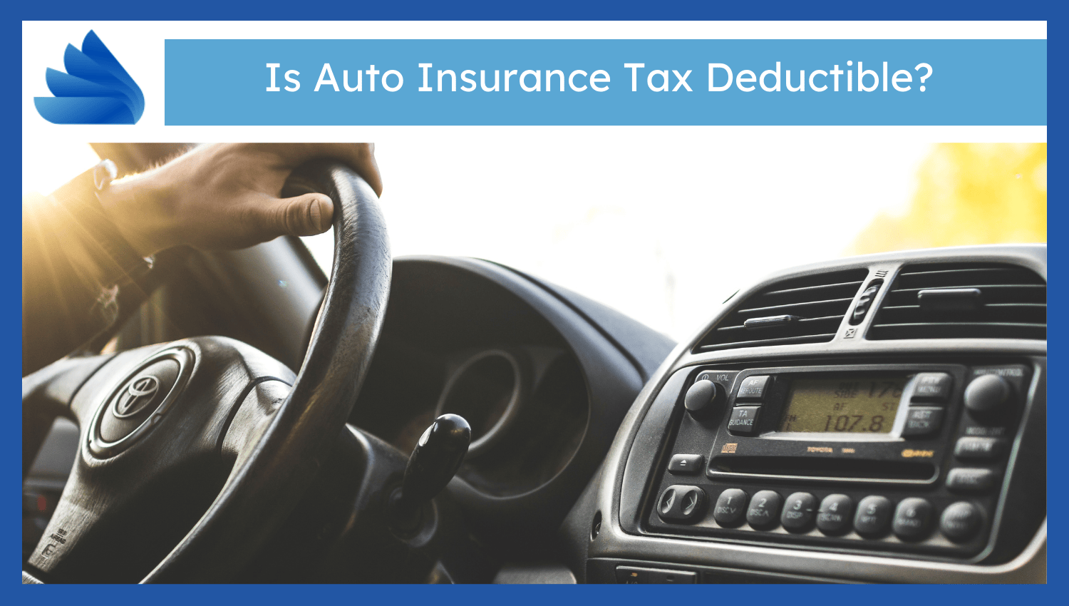 Auto Insurance Tax Deductible